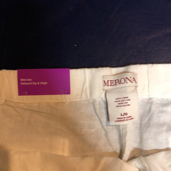 Merona wide leg pull on pants - Picture 3 of 3